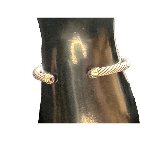 David Yurman Amethyst Classic Cable Cuff - Picture 9 of 12